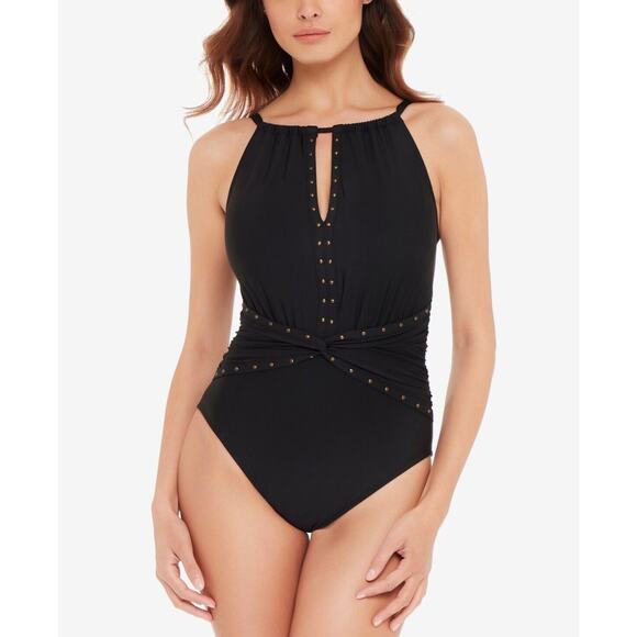 Magicsuit Diana Studded One-Piece‎ Swimsuit Women's Swimsuit Size 16 - Picture 1 of 14
